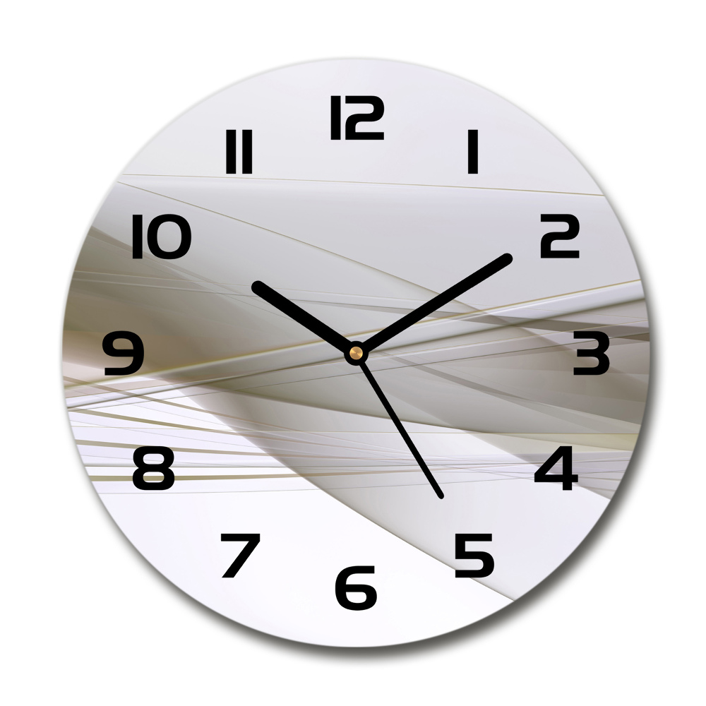 Horloge ronde Abstraction