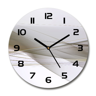 Horloge ronde Abstraction