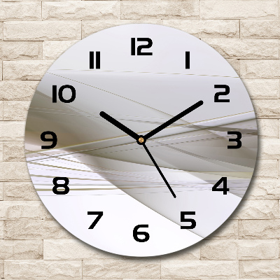 Horloge ronde Abstraction