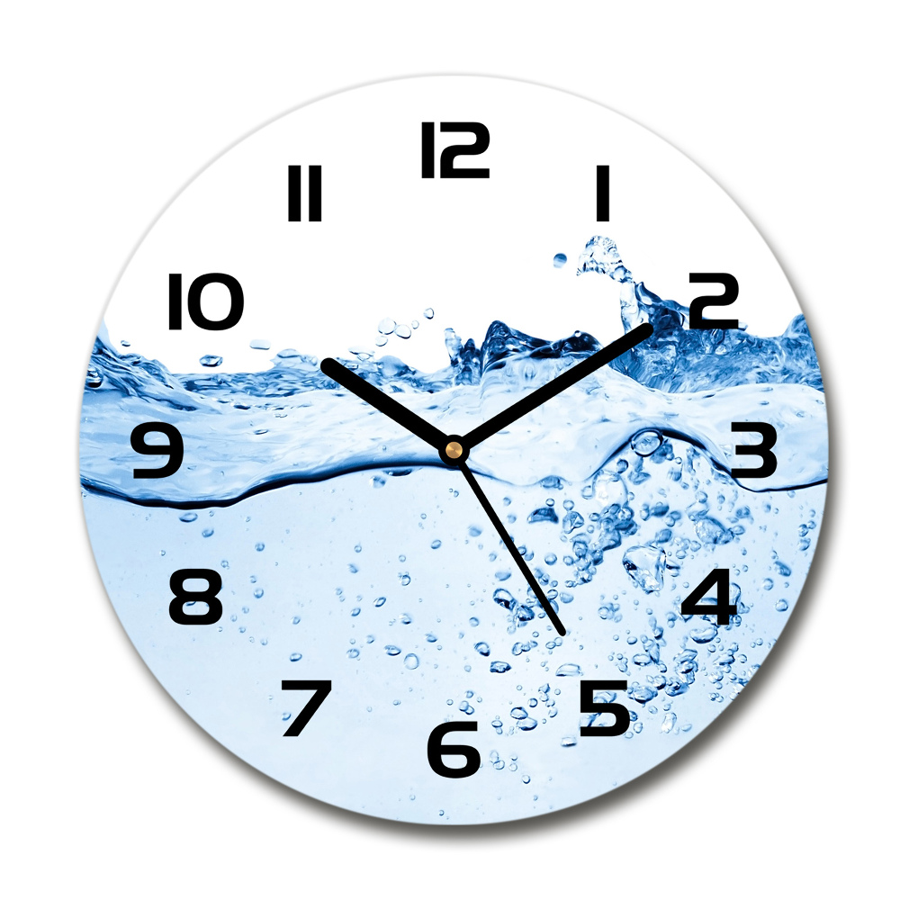 Horloge ronde murale Eau