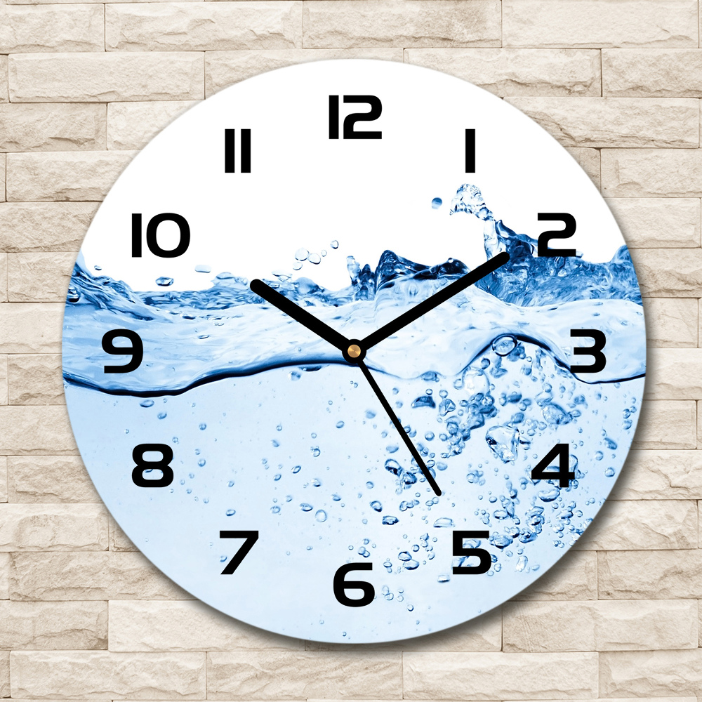 Horloge ronde murale Eau