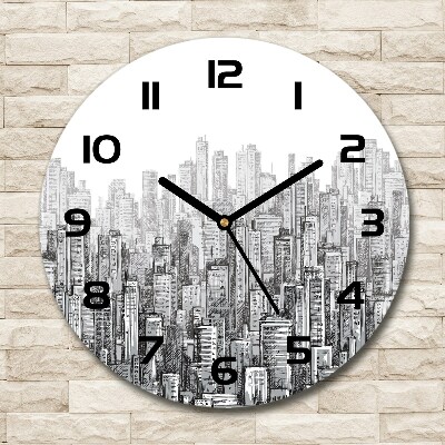 Horloge ronde Gratte-ciel