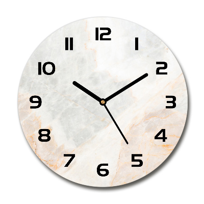 Horloge ronde murale Marbre