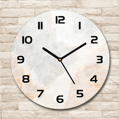 Horloge ronde murale Marbre