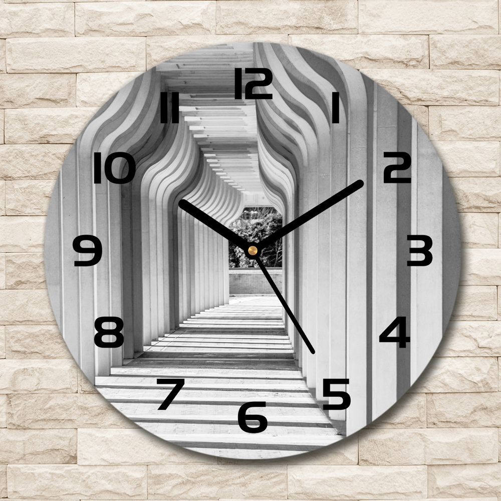 Horloge ronde murale Couloir