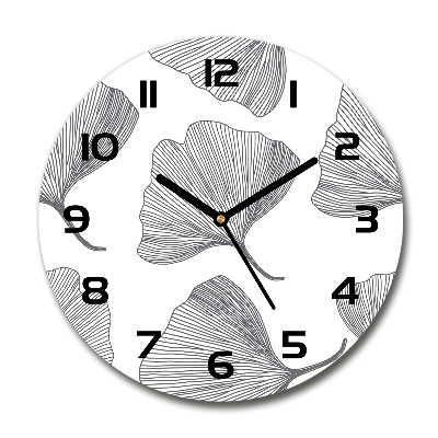 Horloge ronde murale Ginkgo