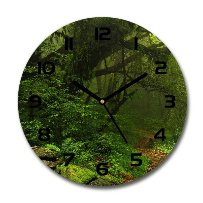 Horloge ronde Jungle au Népal