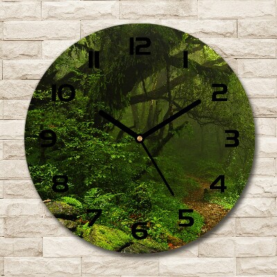 Horloge ronde Jungle au Népal