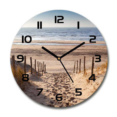 Horloge ronde Dunes côtières