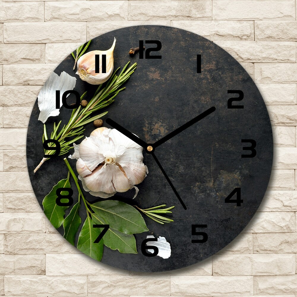 Horloge ronde murale Ail