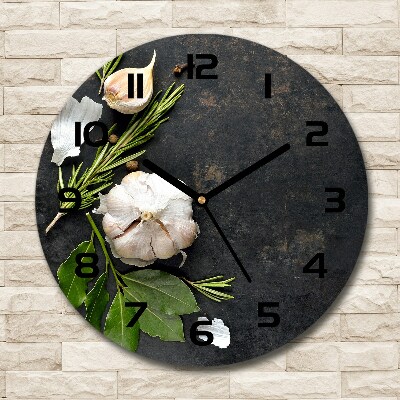 Horloge ronde murale Ail