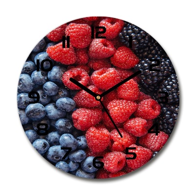 Horloge ronde Fruits des bois