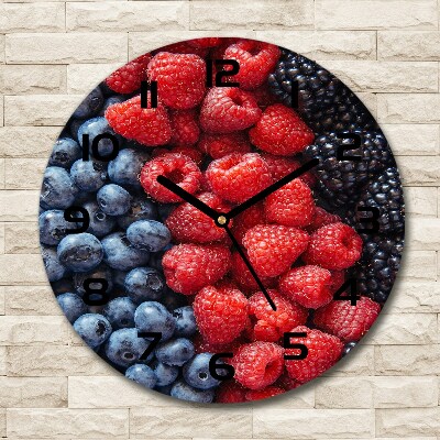 Horloge ronde Fruits des bois