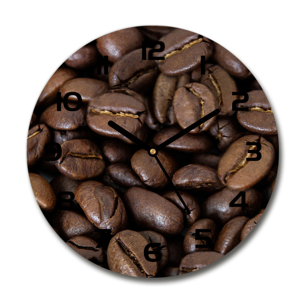 Horloge ronde Café en grains