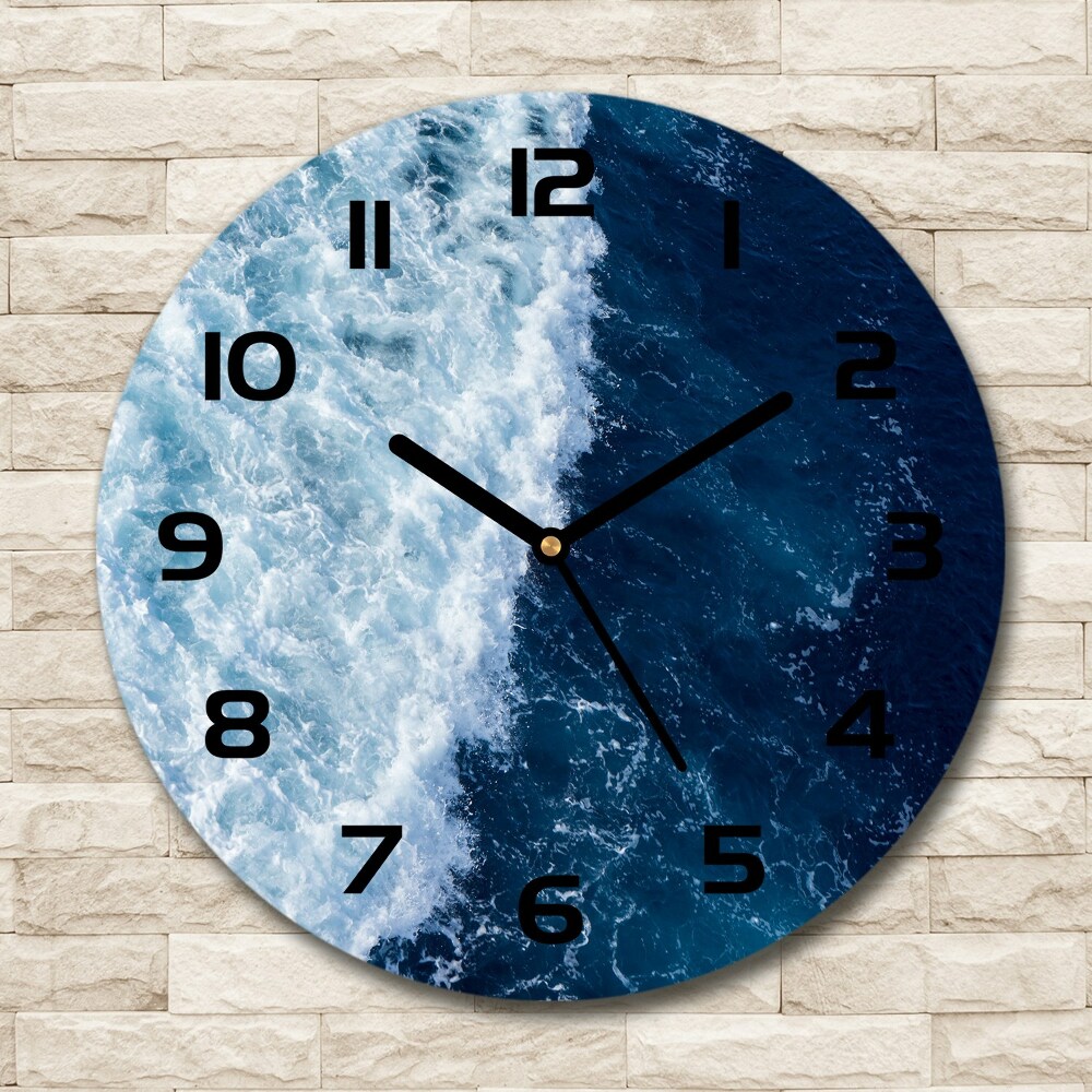 Horloge ronde Vagues de la mer