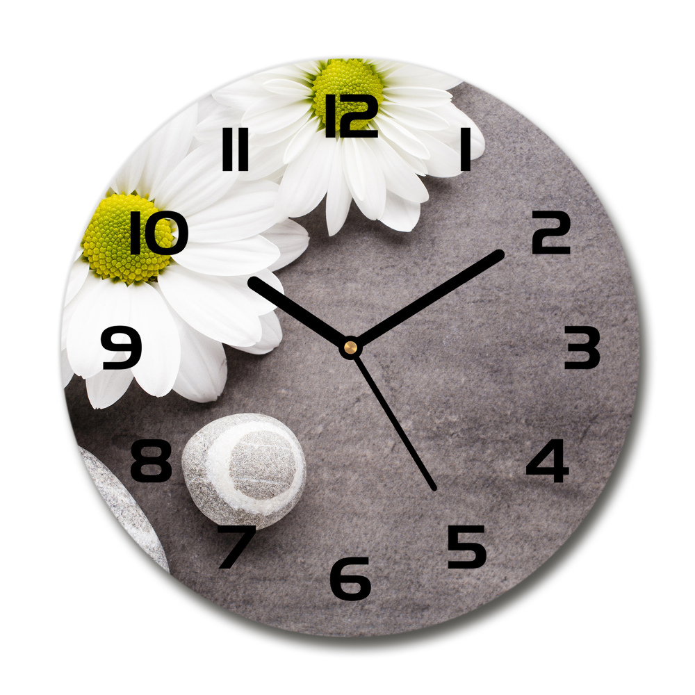 Horloge ronde murale Gerbera