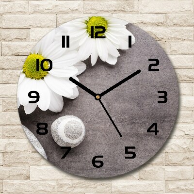 Horloge ronde murale Gerbera