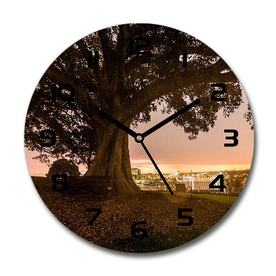 Horloge ronde Vieil arbre