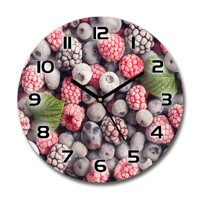 Horloge ronde Fruits des bois surgelés