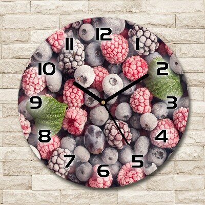 Horloge ronde Fruits des bois surgelés