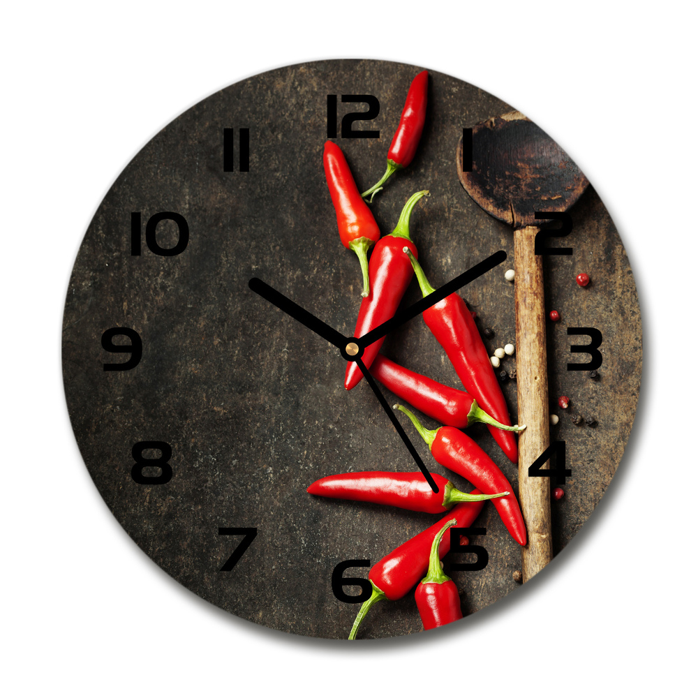 Horloge ronde Piments