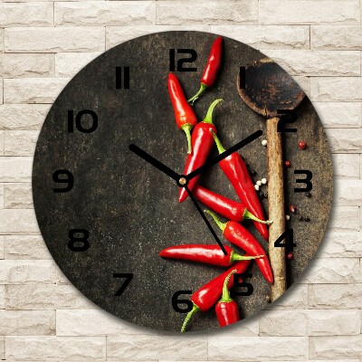 Horloge ronde Piments