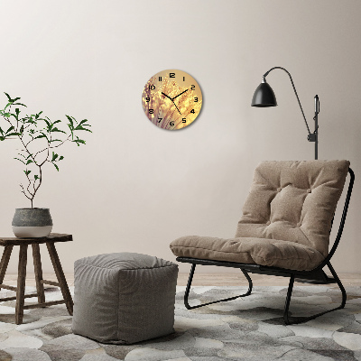 Horloge ronde murale Puffer seed