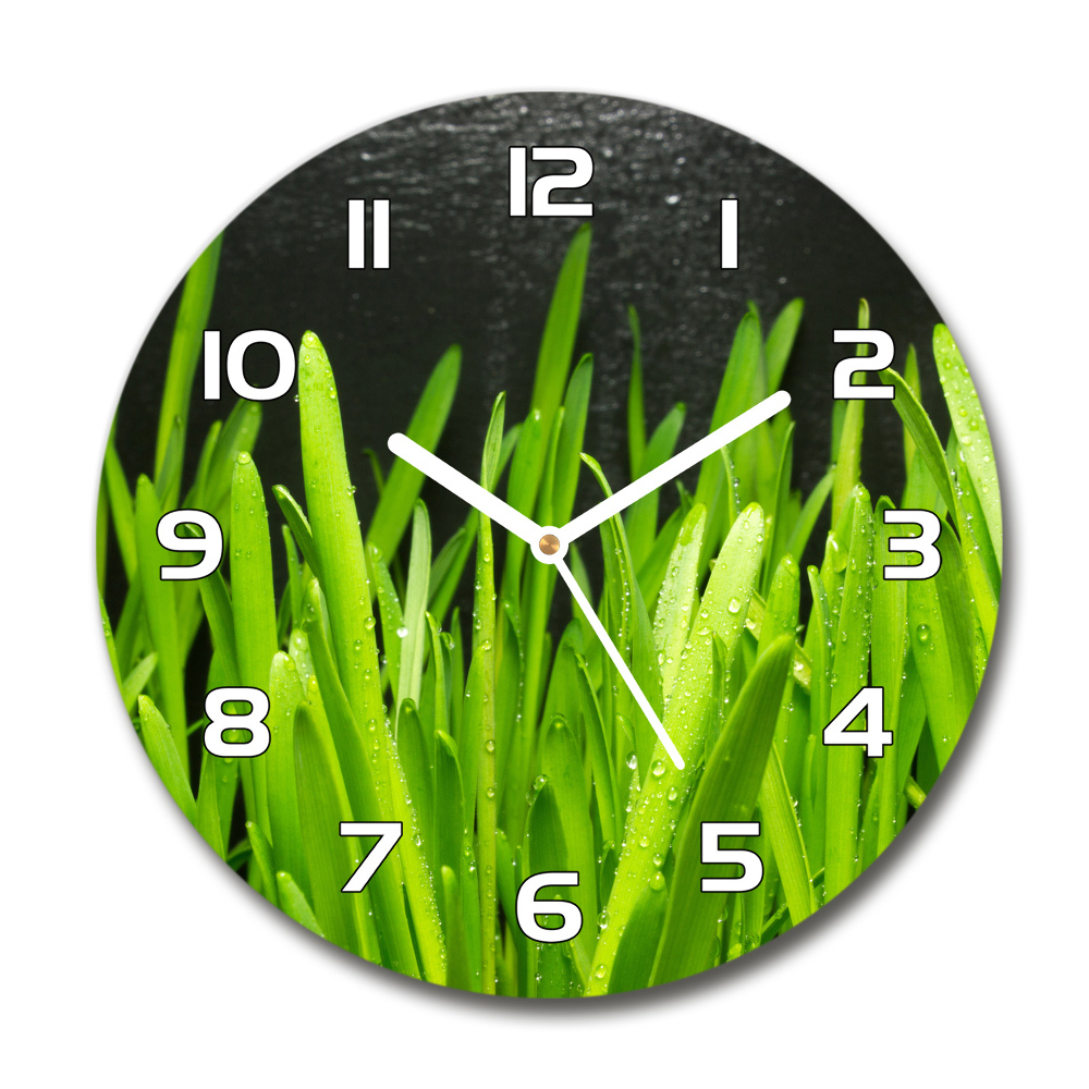 Horloge ronde Herbe