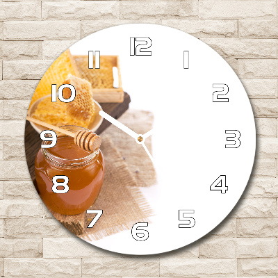 Horloge ronde murale Miel