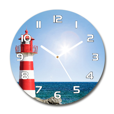 Horloge ronde murale Phare