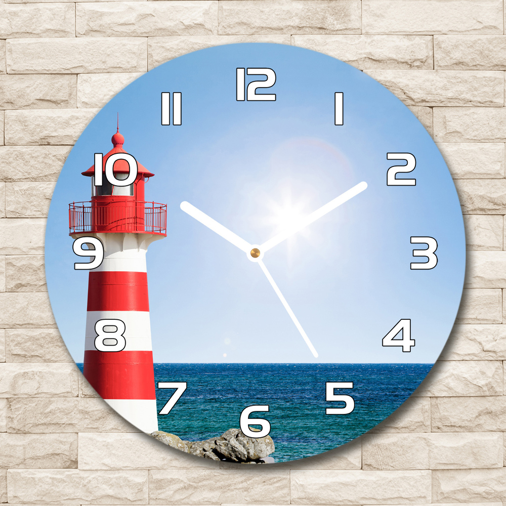 Horloge ronde murale Phare