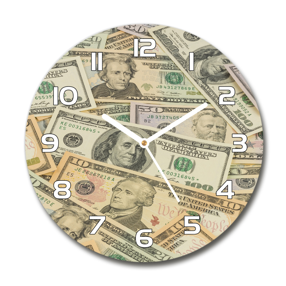 Horloge ronde Billets de banque