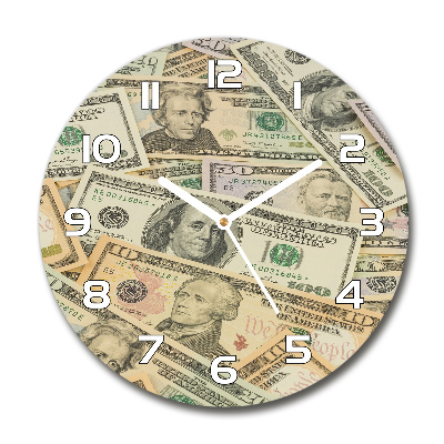 Horloge ronde Billets de banque