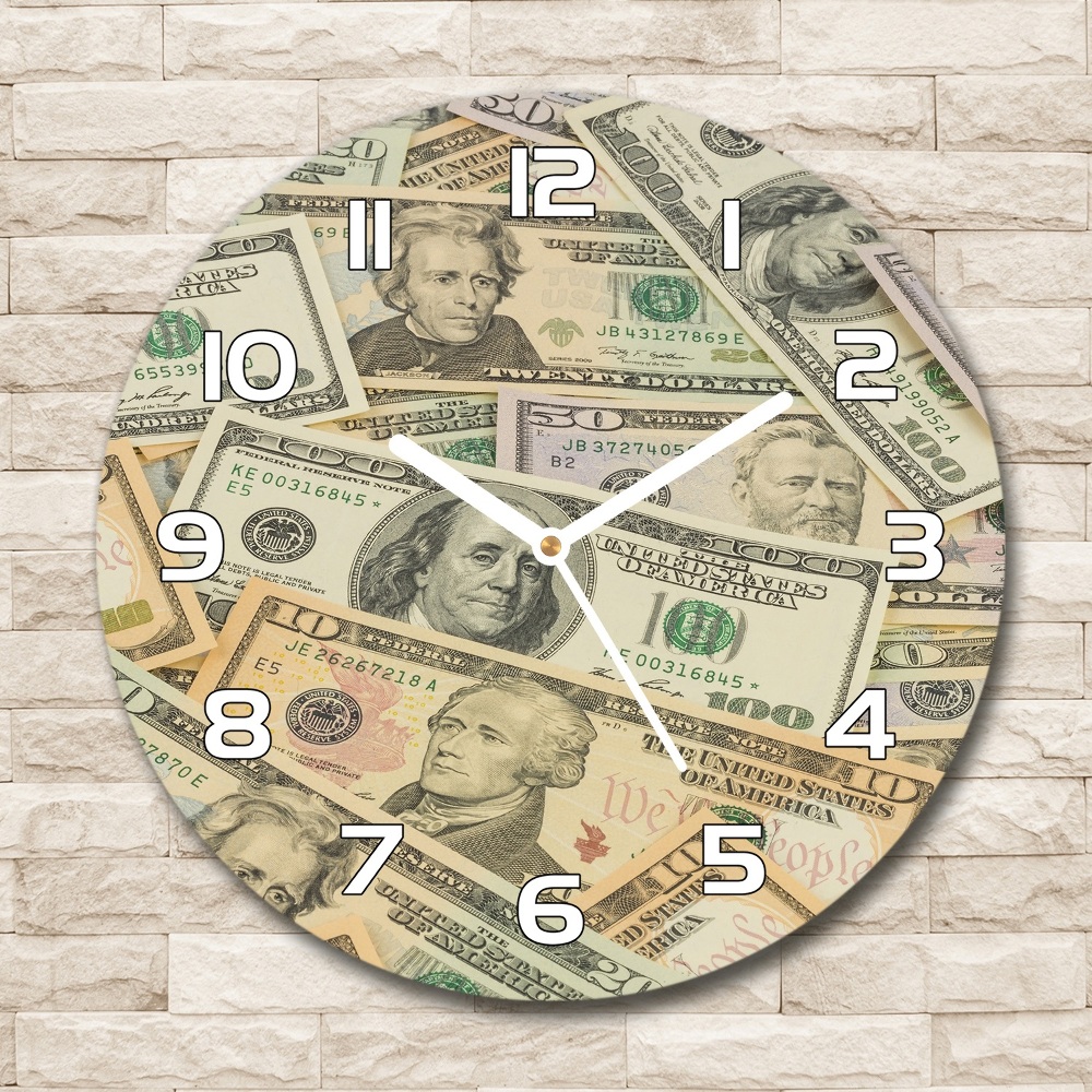 Horloge ronde Billets de banque