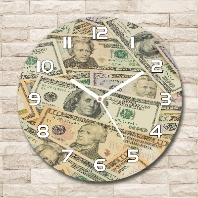 Horloge ronde Billets de banque