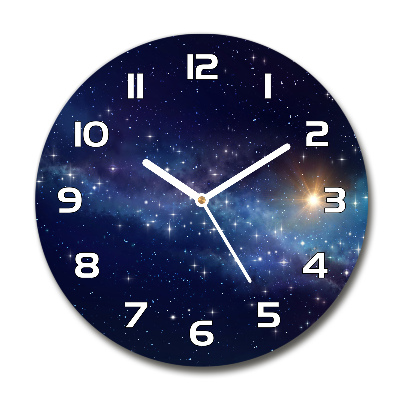 Horloge ronde murale Galaxie