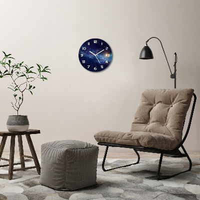 Horloge ronde murale Galaxie