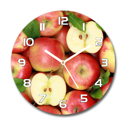 Horloge ronde murale Pommes