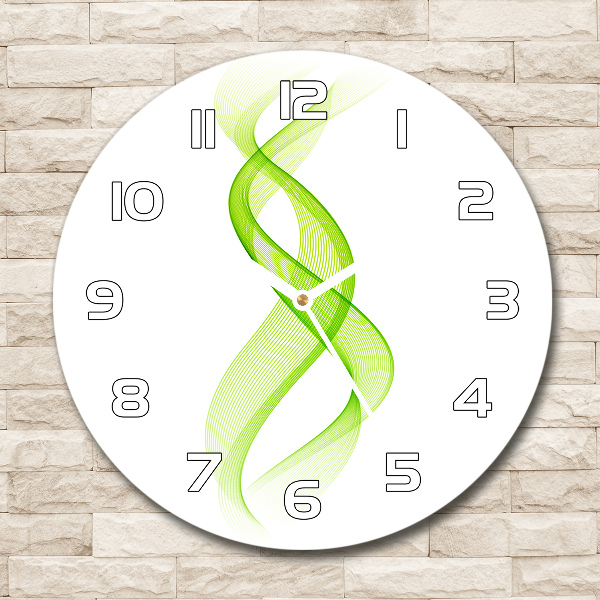 Horloge ronde Vagues colorées