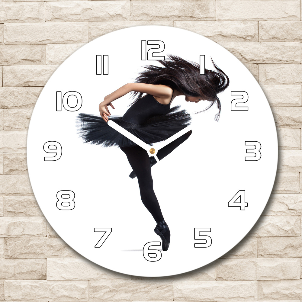 Pendule murale ronde Ballerine