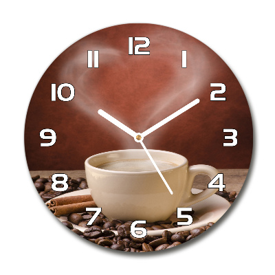 Horloge ronde Café aromatique