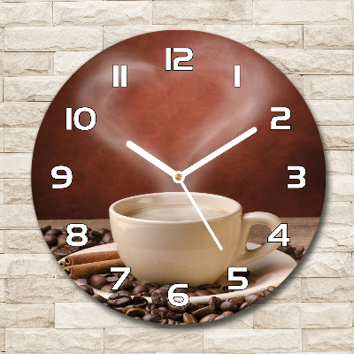 Horloge ronde Café aromatique