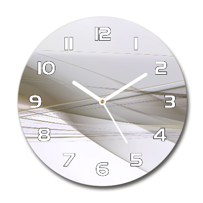 Horloge ronde Abstraction