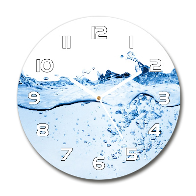 Horloge ronde murale Eau