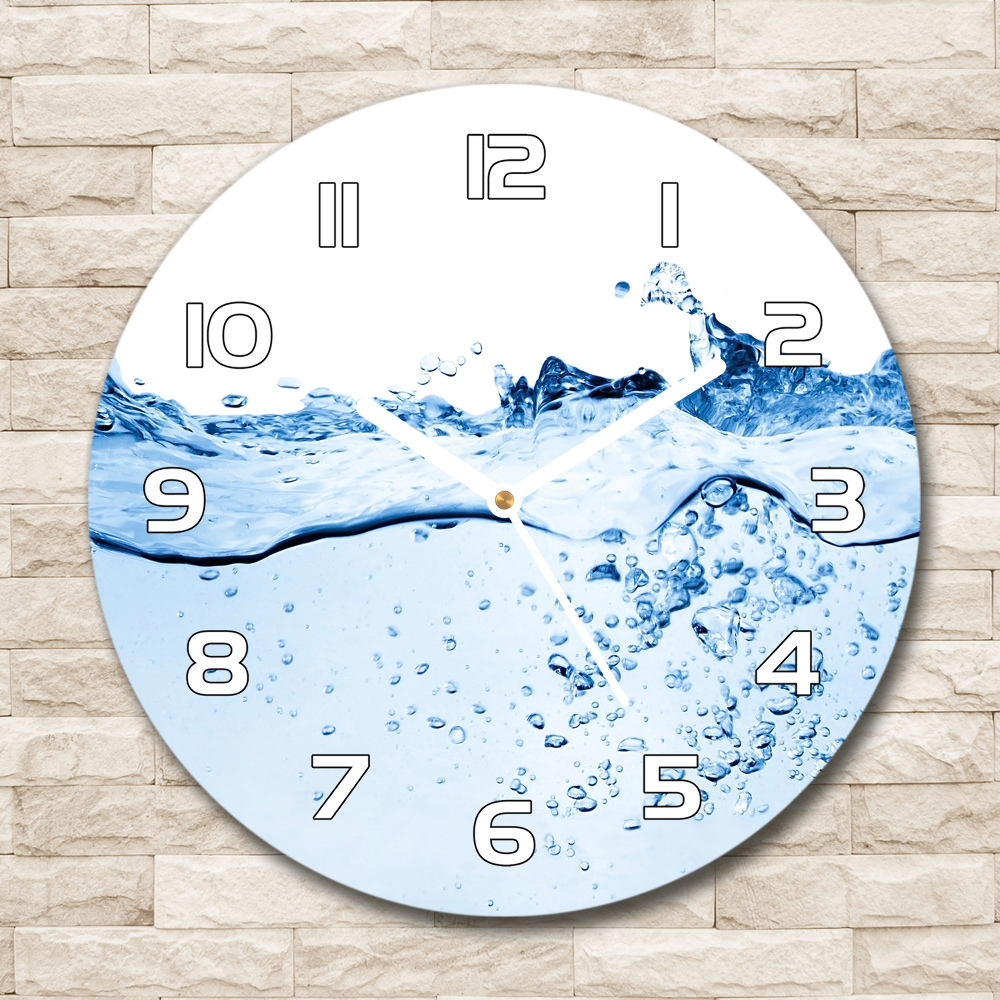 Horloge ronde murale Eau