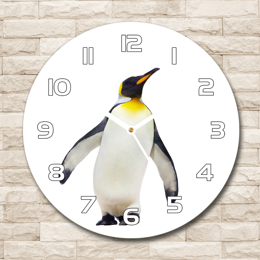 Horloge ronde murale Pingouin