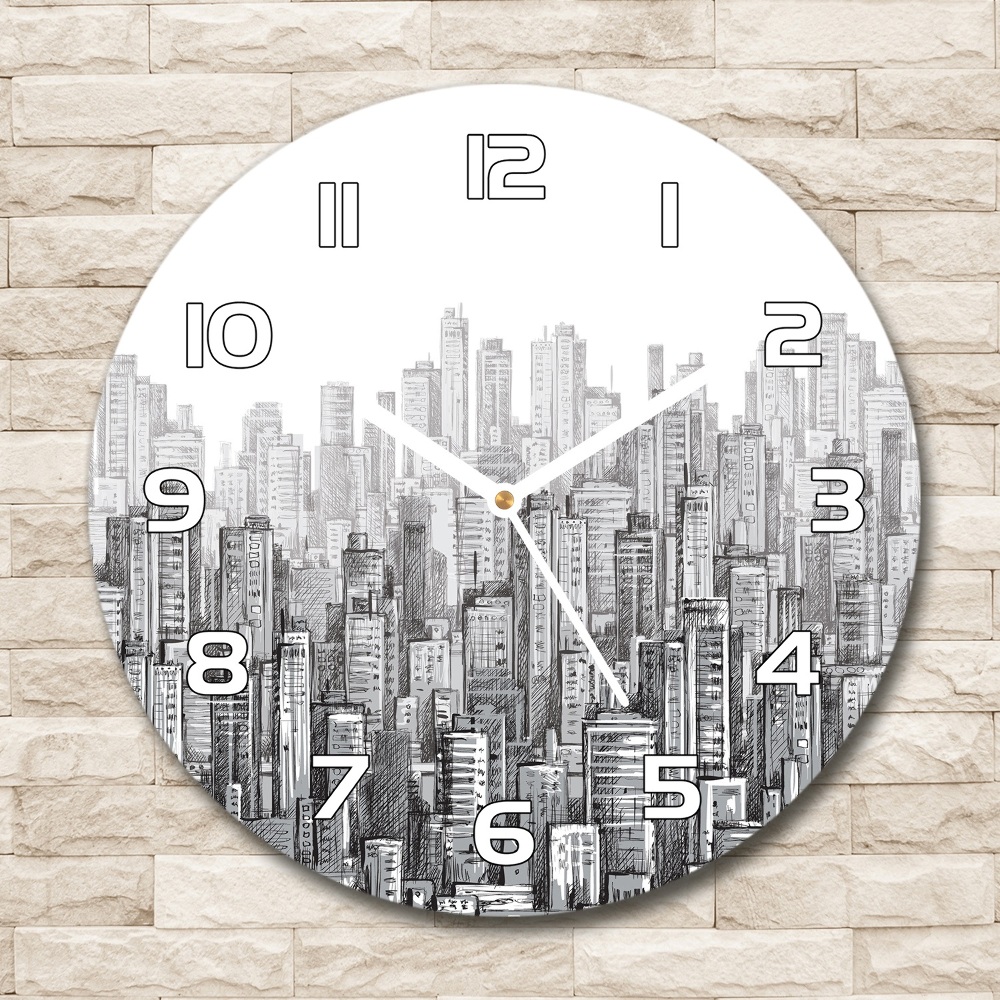 Horloge ronde Gratte-ciel