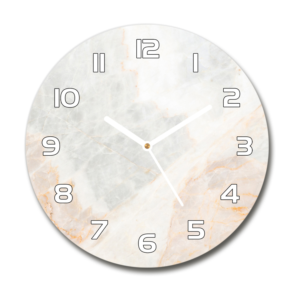 Horloge ronde murale Marbre