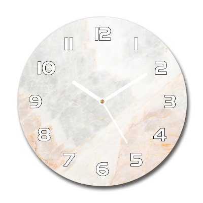 Horloge ronde murale Marbre