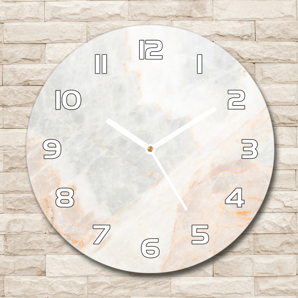 Horloge ronde murale Marbre